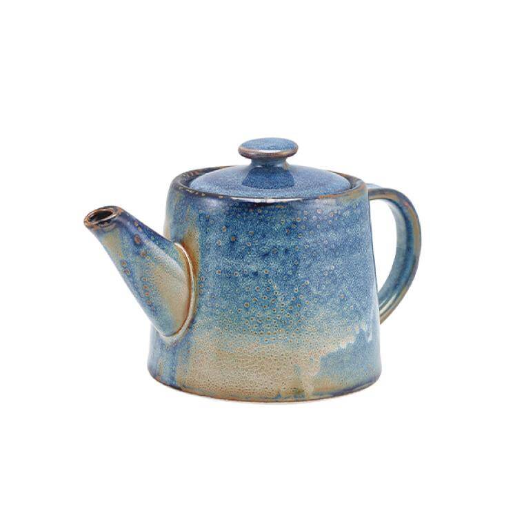 Terra Tableware Terra Porcelain Aqua Blue Teapot 50cl/17.6oz cap. 500 ml