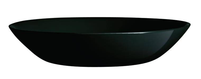 DIWALI black DEEP PLATE 20 CM DIWALI BLACK