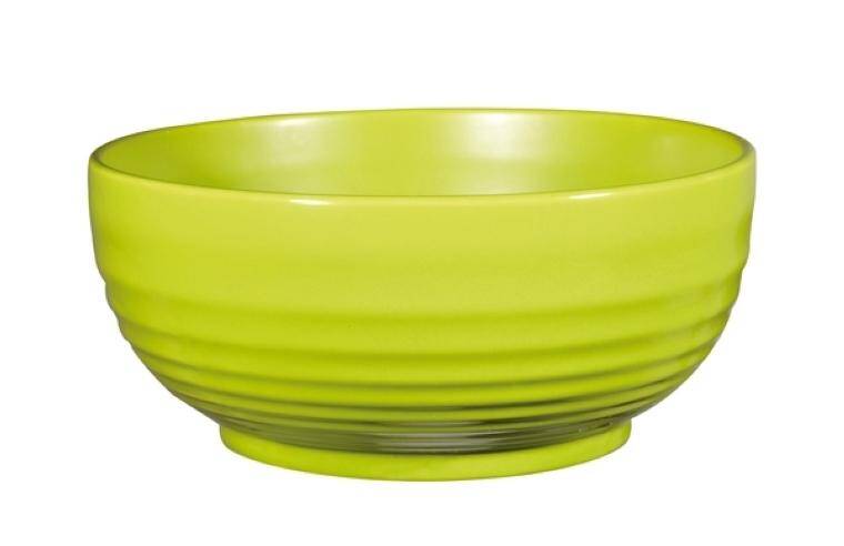 RUSTICS GREEN GLAZE Ripple Bowl cap. 2,18 l  Discontinued - Endeavour to supply until Dec 2024