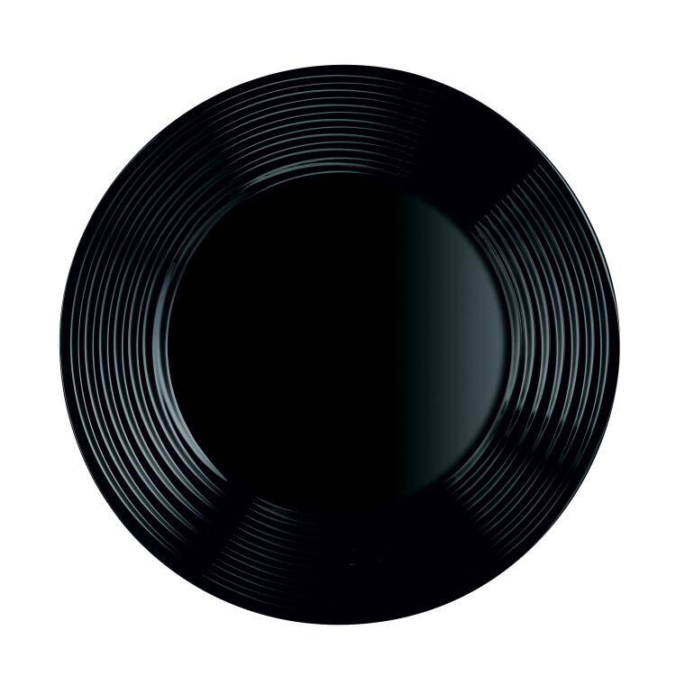 HARENA black DINNER PLATE 25 CM HARENA BLACK