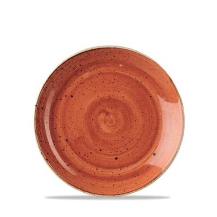 STONECAST SPICED ORANGE Small Coupe Plate diam. 165 mm