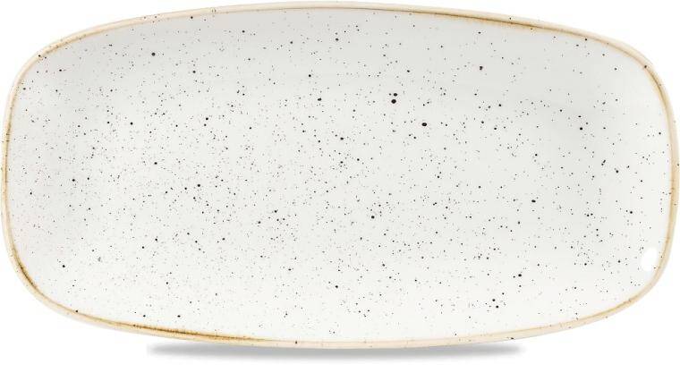 STONECAST BARLEY WHITE CHEF'S OBLONG PLATTER 153x298 mm