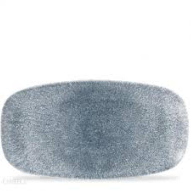 RAKU TOPAZ BLUE CHEF'S OBLONG PLATTER 344x234 mm