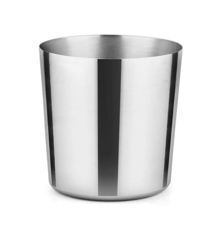 CHARMS, SERVING CUP, STAINLESS STEEL, cap. 500 ml; diam. 150 mm; h.40 mm;