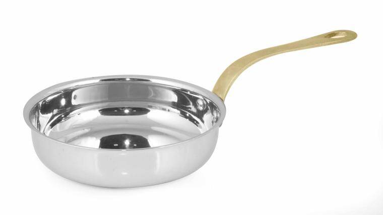 CHARMS, FRYING PAN 1 HANDLE, STAINLESS STEEL, cap. 600 ml; diam. 155 mm; h. 40 mm