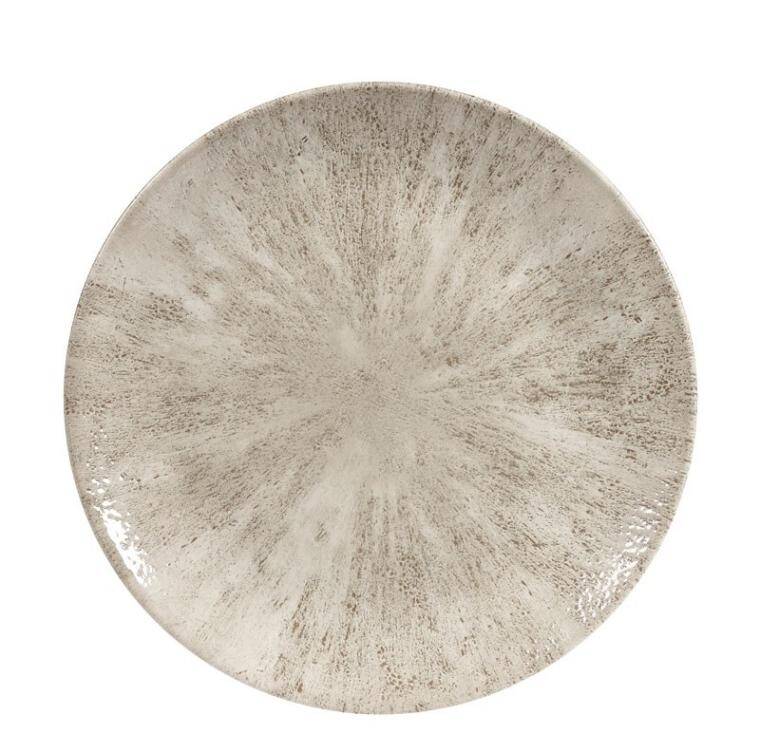 STONE AGATE GREY Intermediate Coupe Plate diam. 260 mm