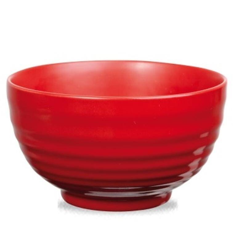 RUSTICS RED GLAZE Ripple Bowl cap. 1,18 l  Discontinued - Endeavour to supply until Dec 2024