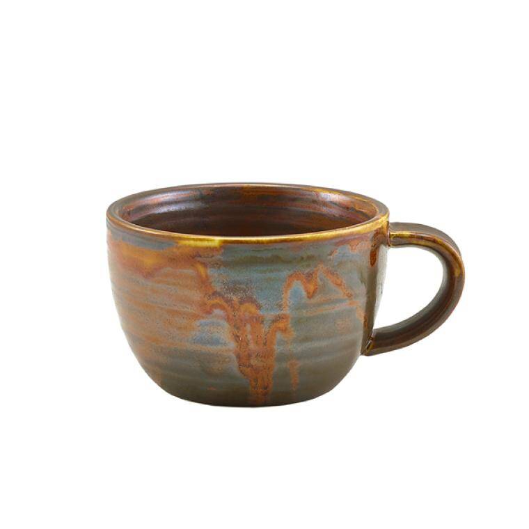 Terra Tableware Terra Porcelain Rustic Copper Coffee Cup 28.5cl/10oz cap. 285 ml