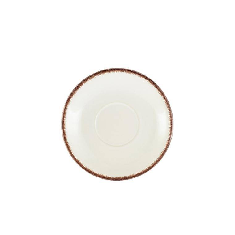 Terra Tableware Terra Stoneware Sereno Brown Saucer 15cm diam. 150 mm  MAGAZYN UK