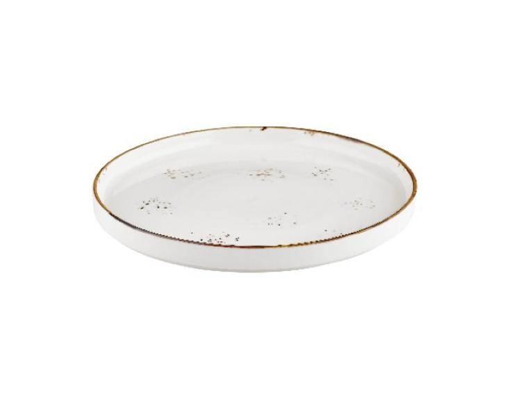 ELEGANCE FLAT PLATE WITH RIM diam. 270 mm  CENA DO WYPRZEDANIA STOKU