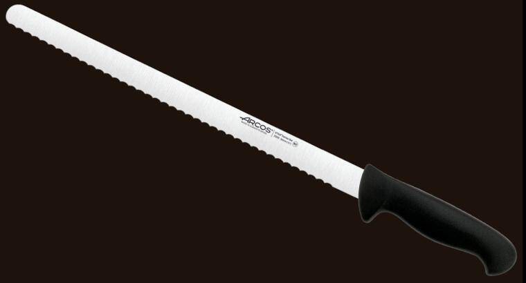 2900 PASTRY KNIFE BLACK (SERRATED-FLEXIBLE) 350 mm