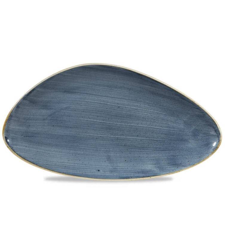 STONECAST BLUEBERRY Chefs Triangle Plate 188x356 mm