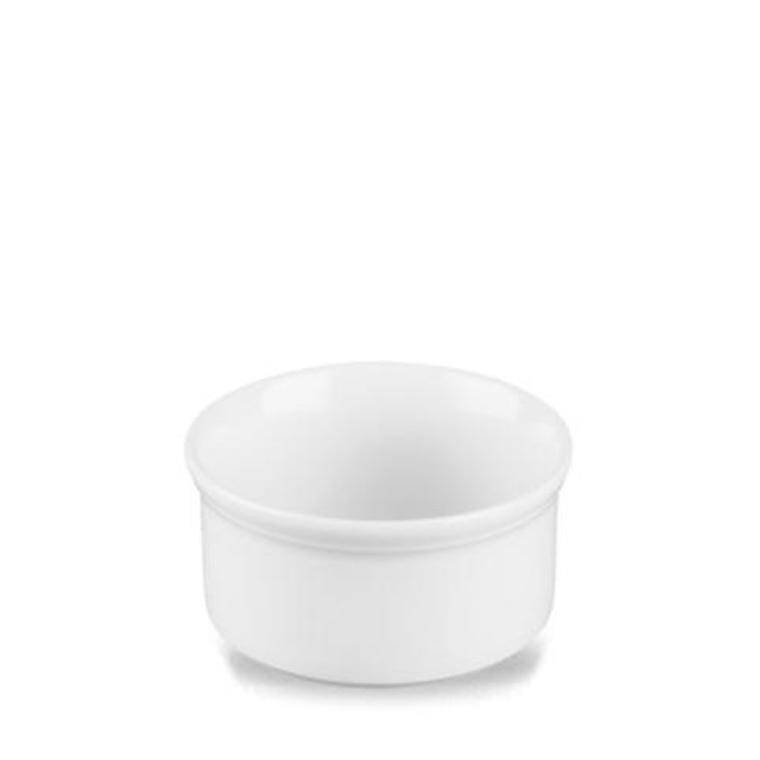 WHITE COOKWARE RAMEKIN poj. 195 ml; śr 90 mm; szer. 90 mm; CH-WHCWLRKN