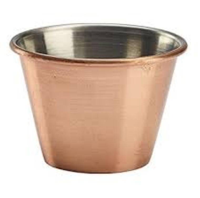 Table Pres 2.5oz Copper talerzd Ramekin cap. 70 ml