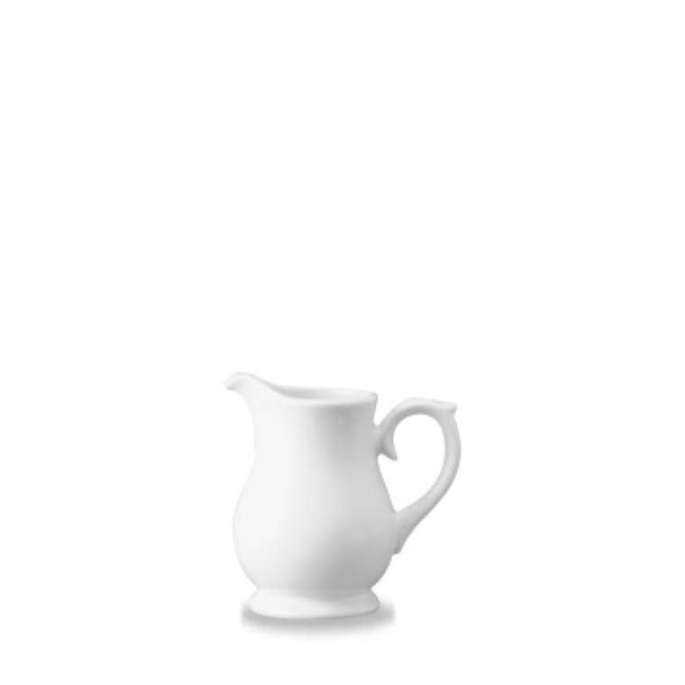 WHITE Sandringham Jug/Creamer cap. 140 ml