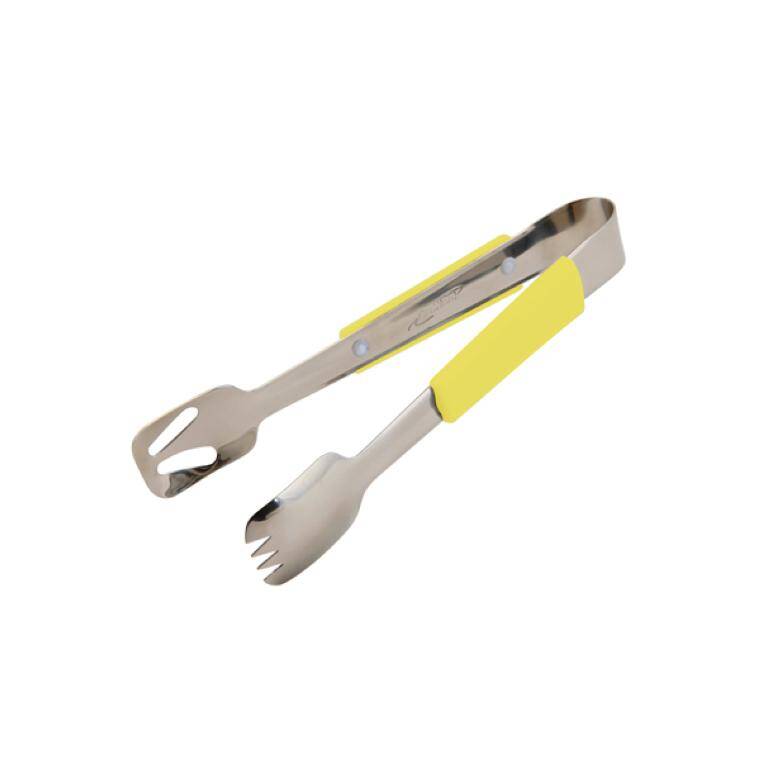 Kitchenware Genware Plastic Handle Buffet Tongs Yellow 112x240 mm  MAGAZYN UK