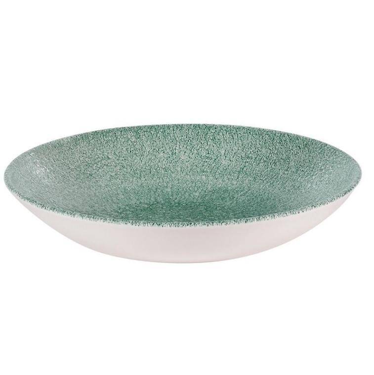 RAKU JADE GREEN Large Coupe Pasta Bowl cap. 1,136 l