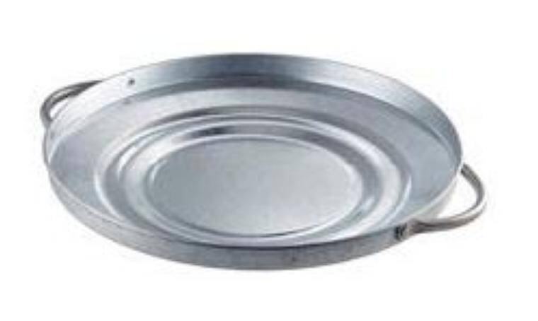 Table Pres Galvanised Steel Bin Lid 27.5cm Dia diam. 275 mm