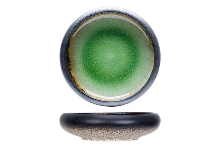 FERVIDO GREEN DEEP PLATE diam. 155 mm