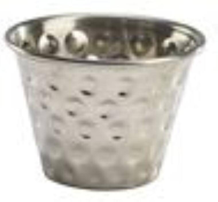 Table Pres 2.5oz Stainless Steel Hammered Ramekin cap. 70 ml