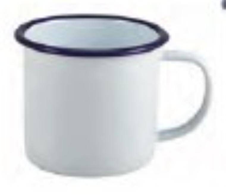 ENAMEL WIDE MUG cap. 360 ml