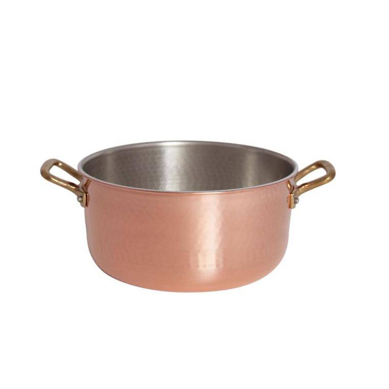 DEEP CASSEROLE COPPER CM 14 diam. 140 mm MIEDZIANY