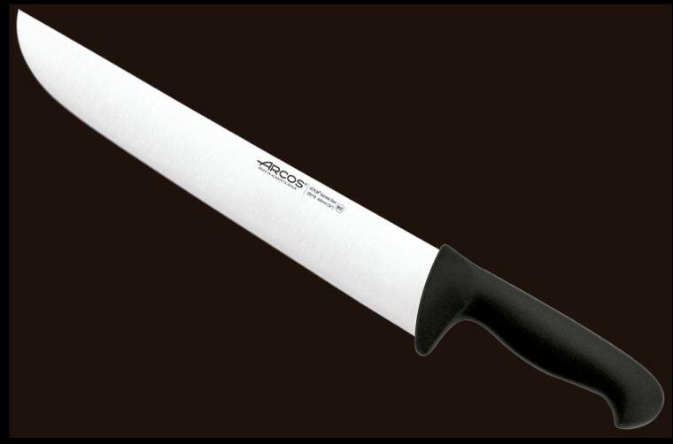 2900 BUTCHER KNIFE BLACK 300 mm