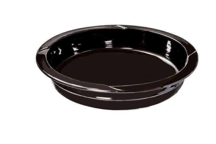 PRIME GN PORCELAIN ROUND INSERT GLOSSY BLACK diam. 390 mm  WYCOFANE Z KATALOGU