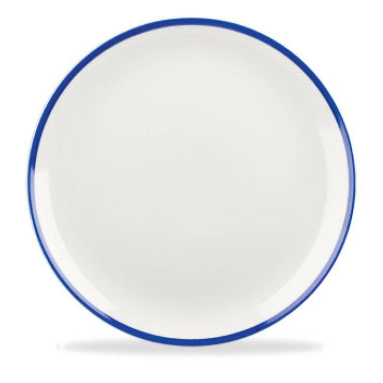 RETRO BLUE Medium Coupe Plate diam. 217 mm