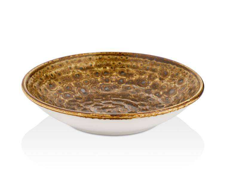 COWRY YELLOW DEEP PLATE cap. 1,3 l  CENA DO WYPRZEDANIA STOKU