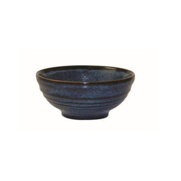 SAPPHIRE BLUE Ripple Snack Bowl 6oz cap. 170 ml