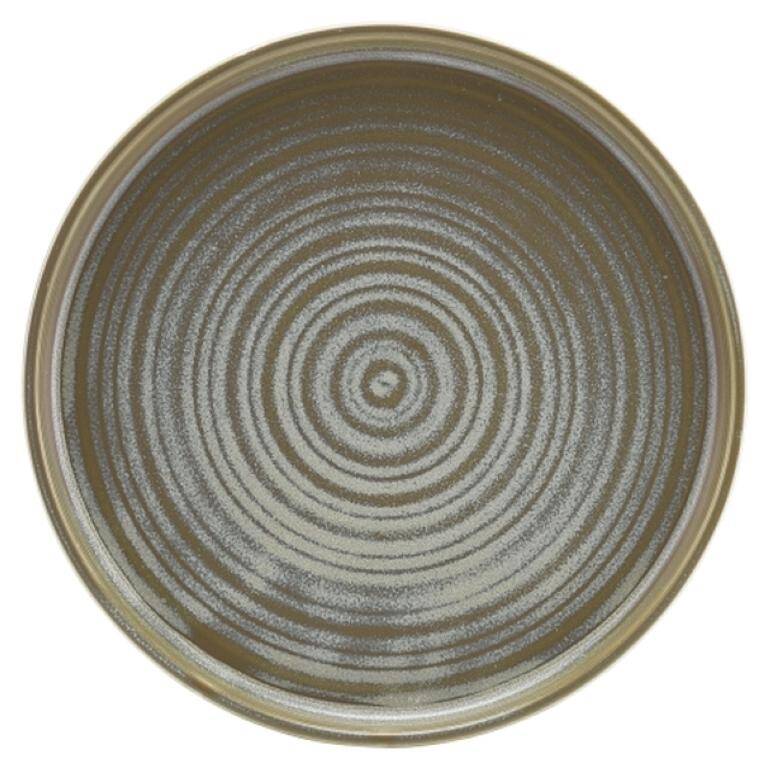 Terra Tableware Terra Porcelain Matt Grey Low Presentation Plate 21cm diam. 3210 mm