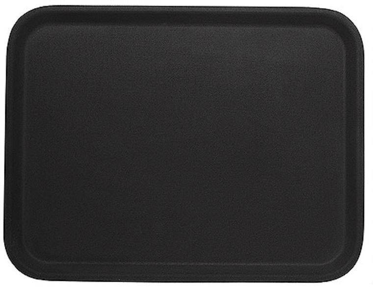 NON SLIP RECTANGULAR TRAY BLACK 360x mm