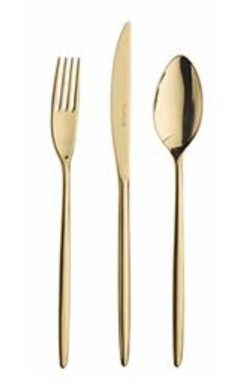 TABLE KNIFE OLIVIA TRES. GOLD