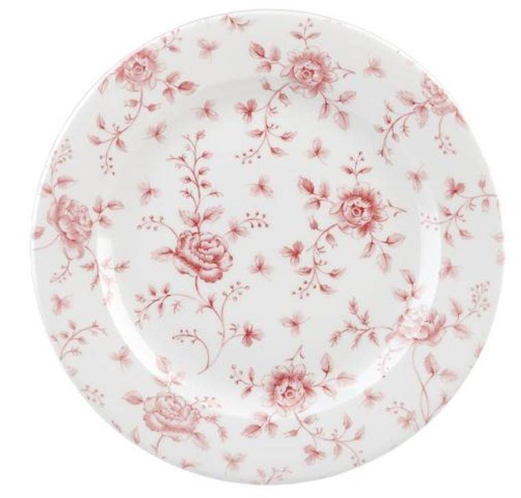 ROSE CHINTZ CRANBERRY PLATE diam. 305 mm