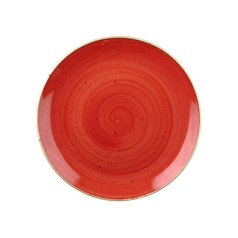 STONECAST BERRY RED Large Coupe Bowl cap. 2,4 l