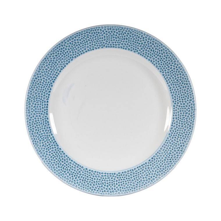 ISLA SPINWASH OCEAN BLUE Footed Plate diam. 276 mm