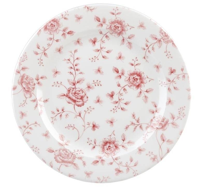 ROSE CHINTZ CRANBERRY PLATE diam. 170 mm