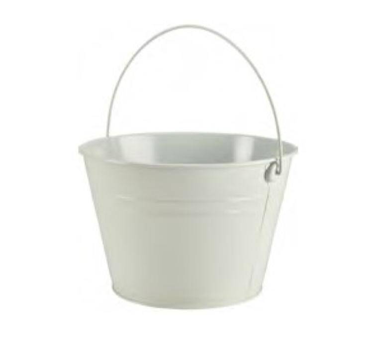 Table Pres Stainless Steel Serving Bucket 25cm Dia White cap. 6 l  MAGAZYN UK