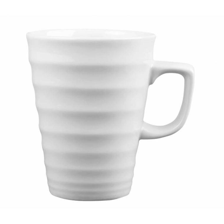 WHITE KUBEK LATTE poj. 340 ml; śr 85 mm; wys. 110 mm; CH-WHRM12