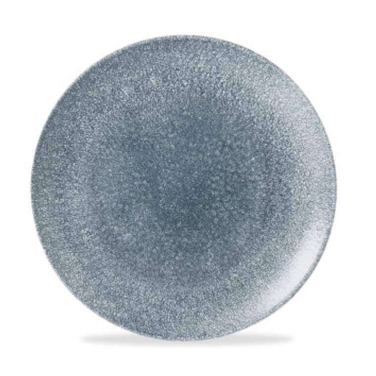 RAKU TOPAZ BLUE Intermediate Coupe Plate diam. 260 mm