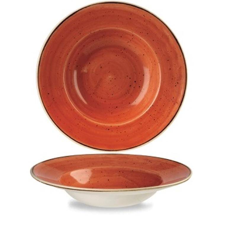 STONECAST SPICED ORANGE MISKA SZER. RANT 468 ml; śr 280 mm; w. 37 mm; sz. 280 mm; CH-SSOSVWBL