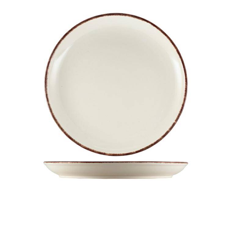 Terra Tableware Terra Stoneware Sereno Brown Coupe talerz 27.5cm diam. 275 mm  MAGAZYN UK