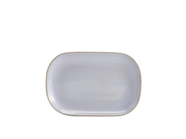 TERRA STONEWARE RUSTIC WHITE RECTANGULAR PLATE ( PRODUCT DISCONTINUED ) 240x165 mm  MAGAZYN UK