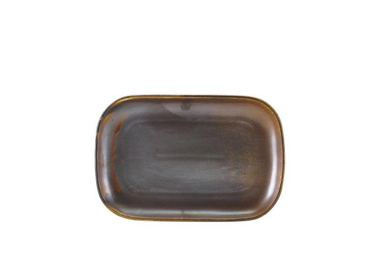 TERRA RUSTIC COPPER TERRA PORCELAIN RUSTIC COPPER RECTANGULAR PLATE 290x195 mm