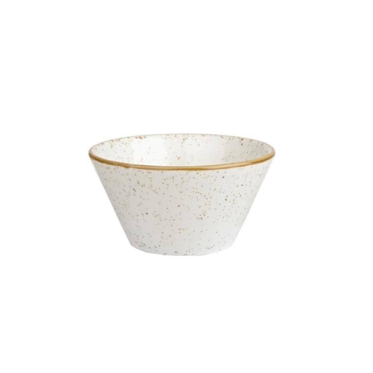 STONECAST BARLEY WHITE Zest Snack Bowl 12oz cap. 340 ml