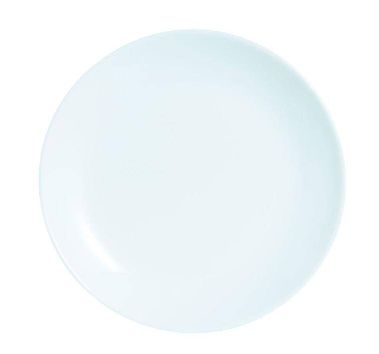 DIWALI blanc PLATE 25 CM