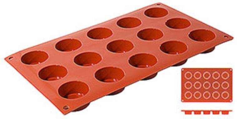 NON-STICK RAMEKIN MOULDS FOR 15 MOULDS 173x296 mm