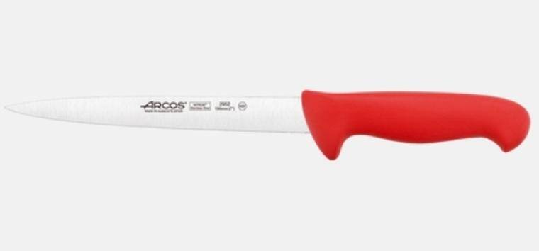 2900 SLICING KNIFE RED (SEMIFLEXIBLE) 190 mm