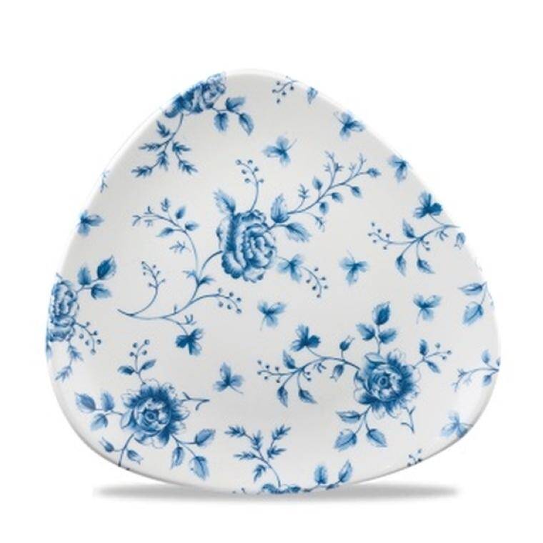 ROSE CHINTZ PRAGUE Rose Chintz Triangle Plate diam. 229 mm